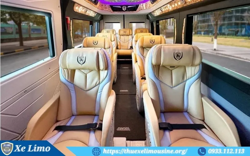 Thuê xe Limousine DCAR hạng thương gia 9 chỗ