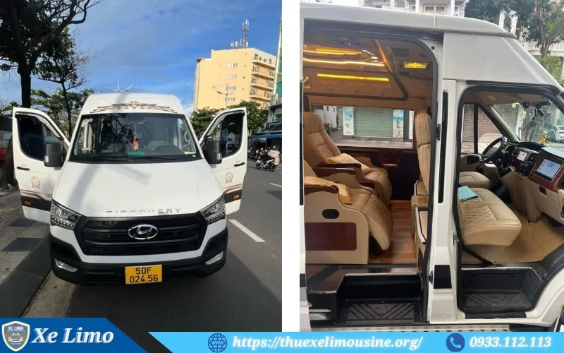 Thuê xe Limousine 12 chỗ đi hồ Tràm