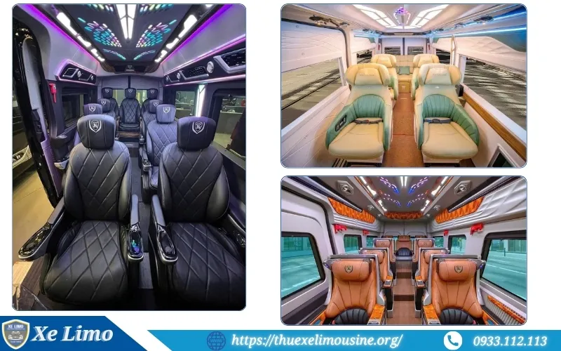 Dcar Limousine với nội thất sang trọng